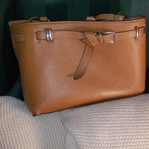 Zara Genuine Leather Knot Bag